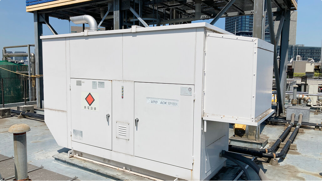 非常用発電機のオーバーホール施工事例
